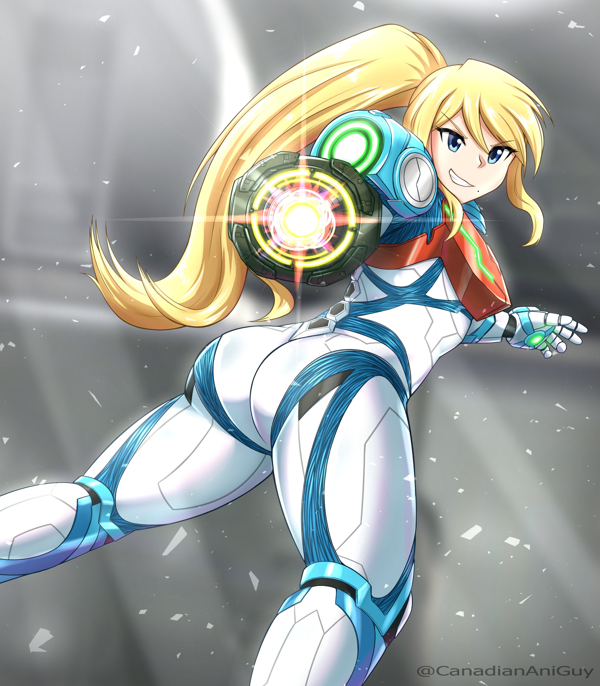 Canadiananiguy Metroid Metroid Dread Samus Aran Armor Ass Bodysuit Weapon 870263 Yandere 